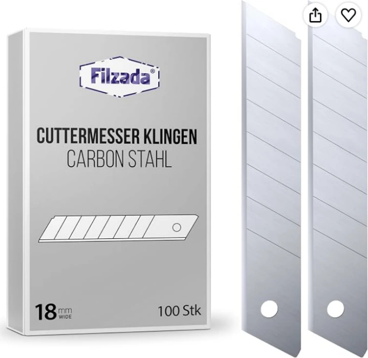 100 Box cutter blades