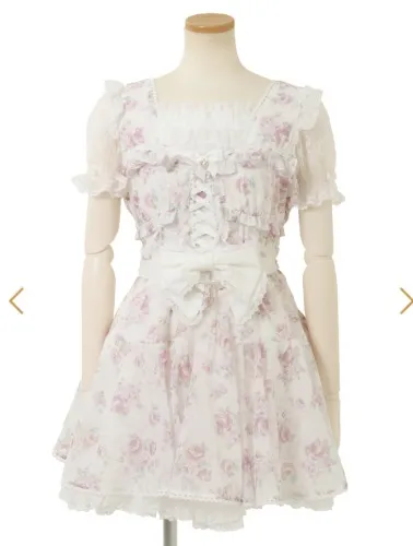 Liz lisa rose chiffon dress