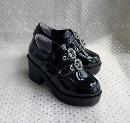 Jirai kei bijoux pumps