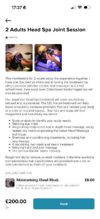 Couple head massage 