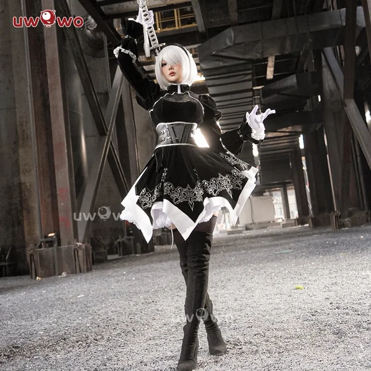 Uwowo A2 Past Number Two YoRHa: Pearl Harbor Descent Record Cosplay Costume