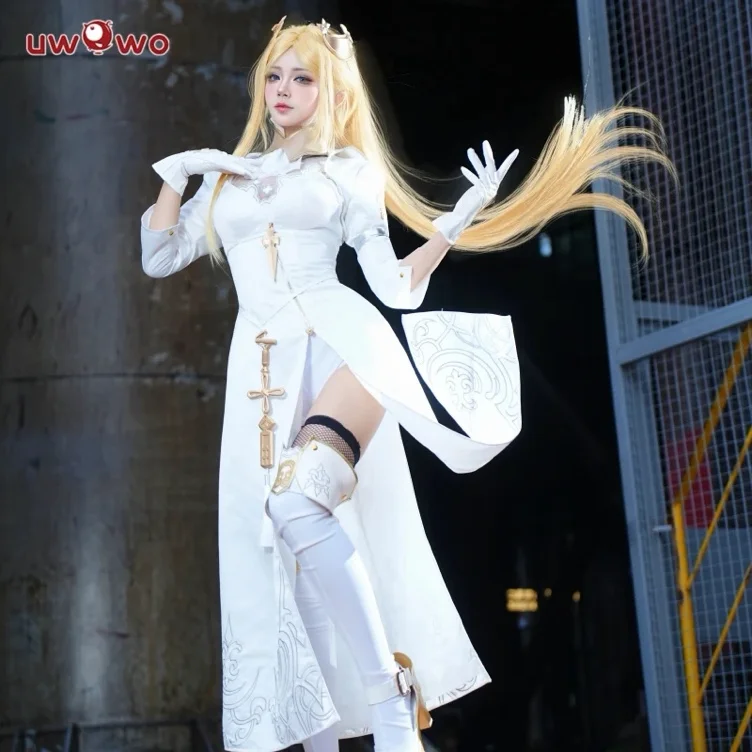 Uwowo Commander White Mercy Skin Cosplay Costume