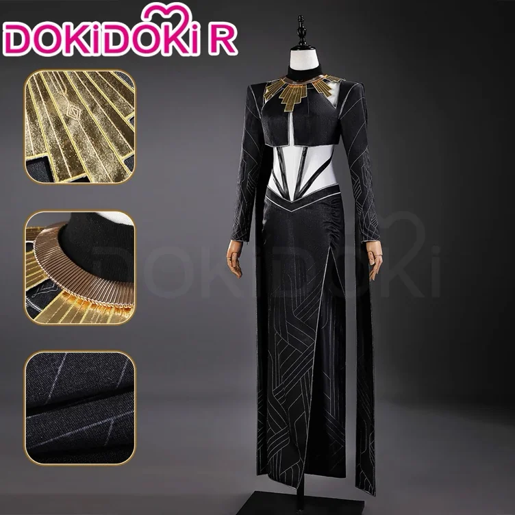 DokiDoki-R Game Clair Obscur: Expedition 33 Cosplay Maelle / Sciel / Lune Costume Black Dress