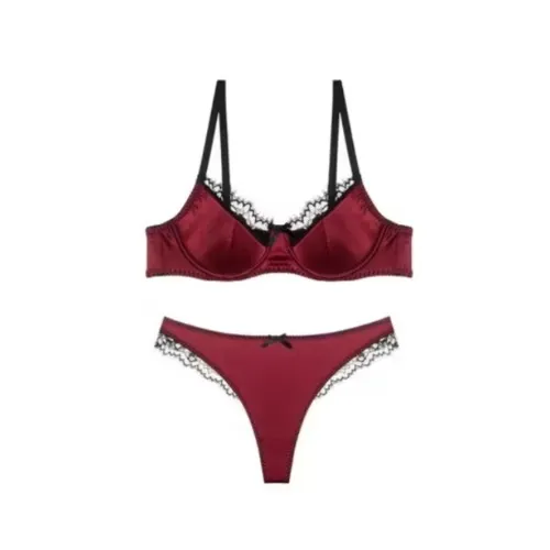 Wine Red Push up Bra