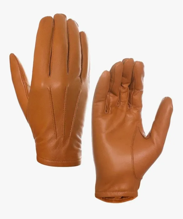Leather Police Gloves 