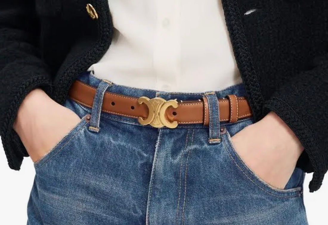 Celine Triomphe belt 