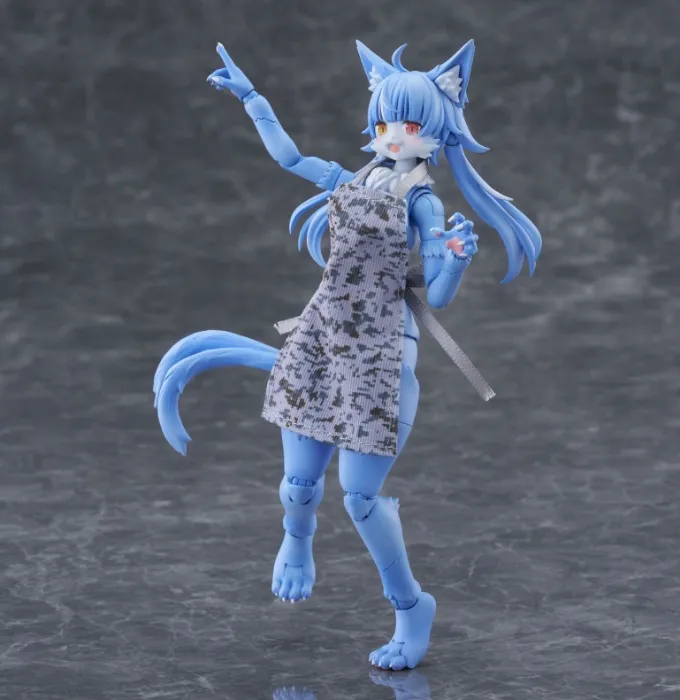 KEMOPLA No.KP-04R SP Omaneko with Hugging Pillow Plastic Model