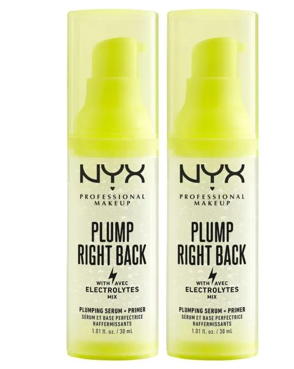 NYX Professional Makeup Plump Right Back Primer & Serum, 2 x 30 ml : Amazon.pl: Uroda