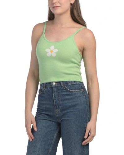 Flower Knit Tank