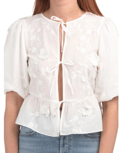 Mariana Floral Detailed Top