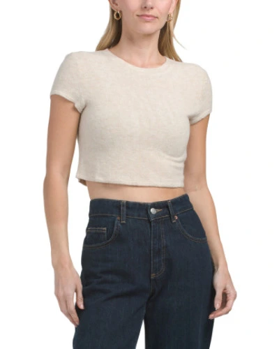Cropped Short Sleeve Tee