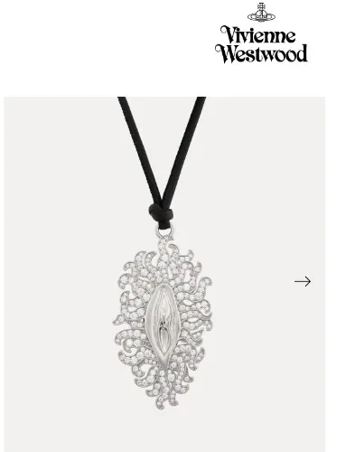 Vivienne Westwood vulva necklace 