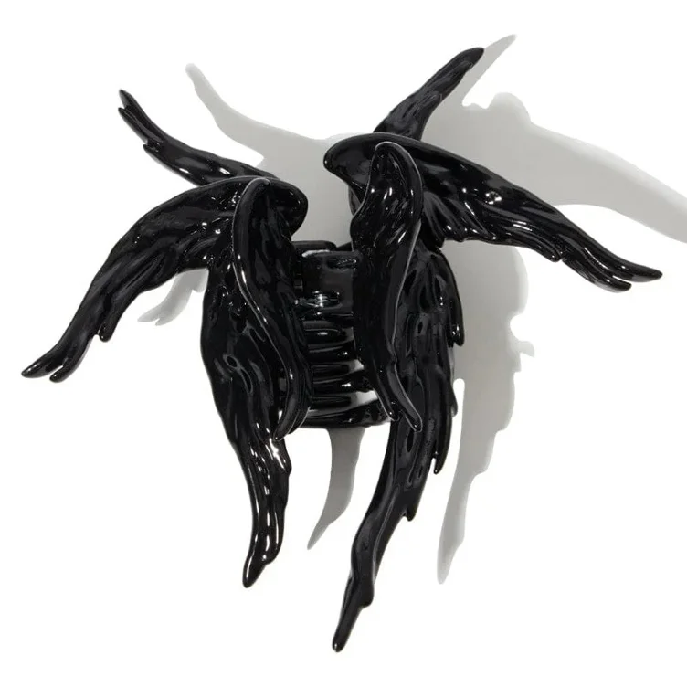 Black Angel Hair Claw Clip