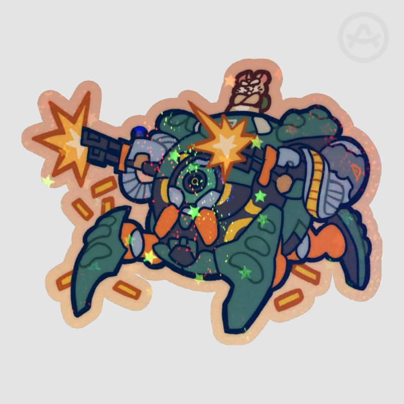 WRECKING BALL holo sticker by turboemmy - ACGGOODS