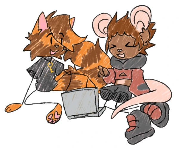 Get a doodle comm with a rat!