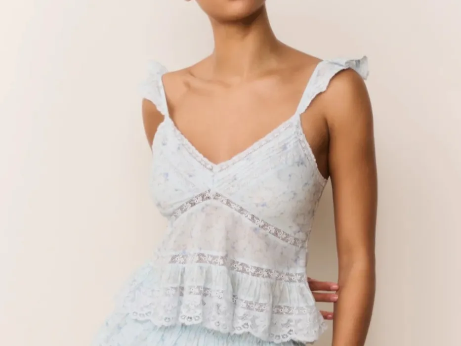 Lainie Floral Cotton Top