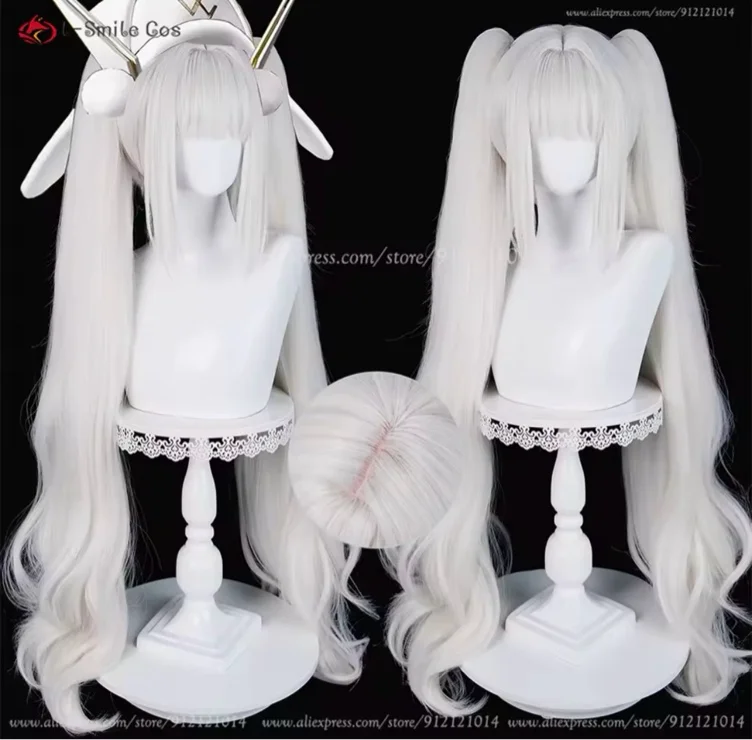 Blanc nikke Wig ponytails