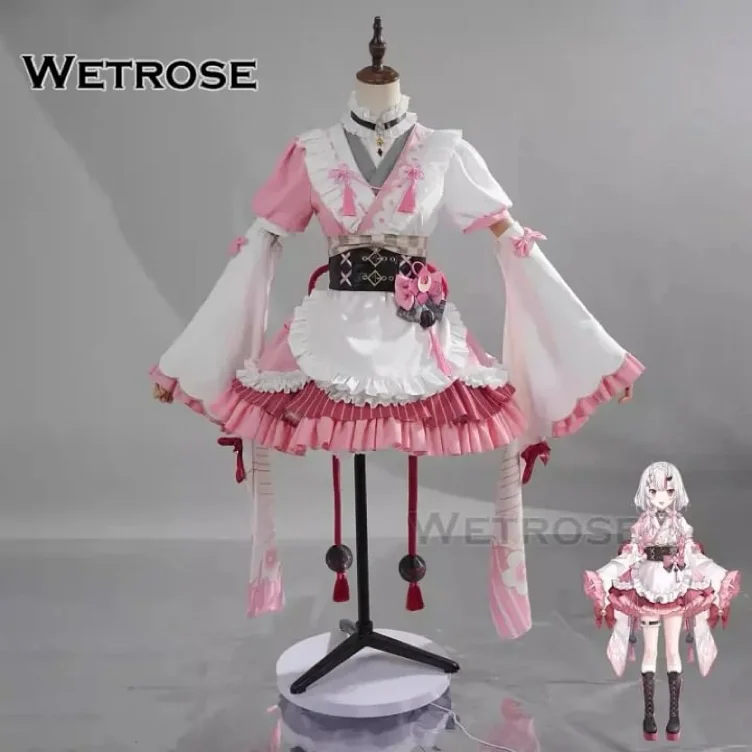Nakiri Ayame maid kimono cosplay