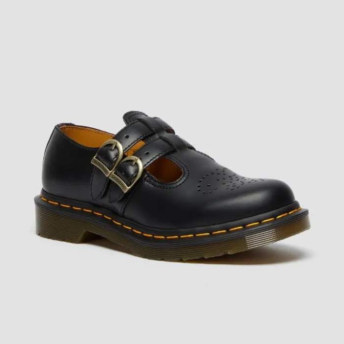 Dr Martens 8065 Smooth Mary Jane Black Shoes