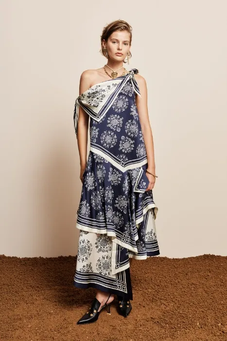 BANDERRA SILK SCARF DRESS | 10 AU/UK (6 US)