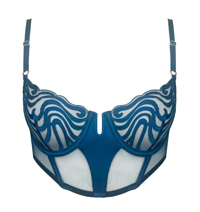 Echo Bustier Abyss Blue