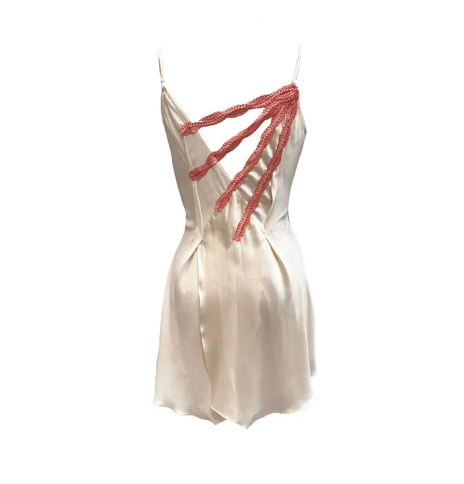 Splash Silk & Viscose Wrap Nightie
