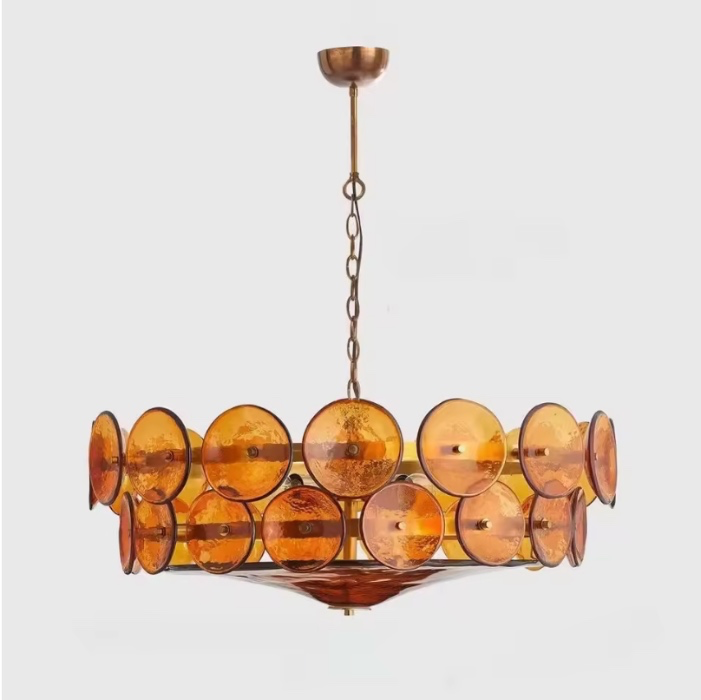 Glass Orange Chandelier for over my kitchen table!