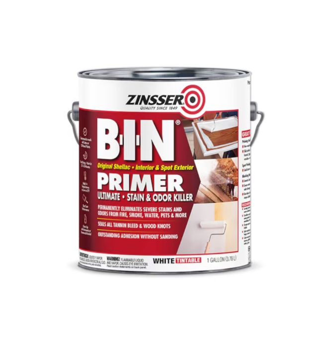 Zinsser BIN Interior/Exterior Multi-purpose Shellac Wall and Ceiling Primer ( 1-gallon )