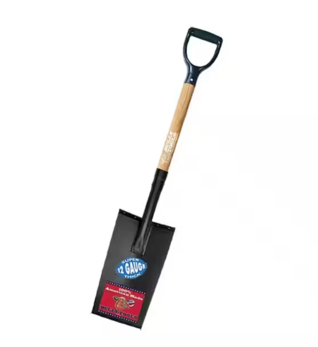 12-Gauge Edging and Planting Spade with American Ash D-Grip Handle