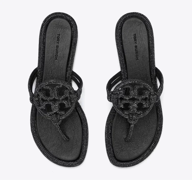 Tory Burch Sandals- Black, size 9.5