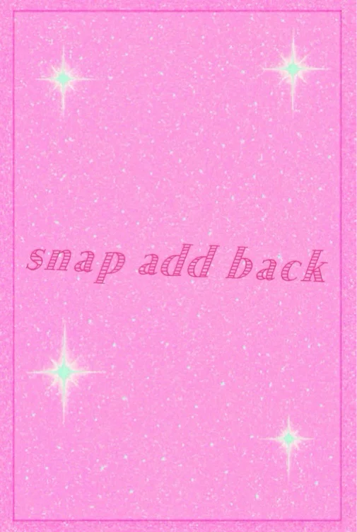 add back on snap