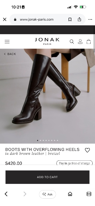 Jonah Paris - knee high boots
