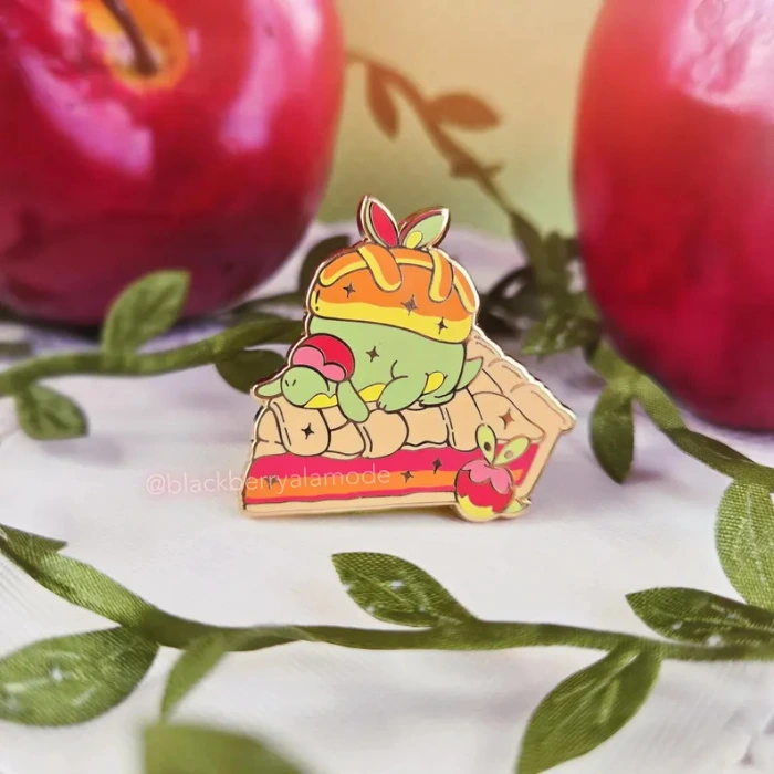 Appletun Apple Pie Enamel Pin 