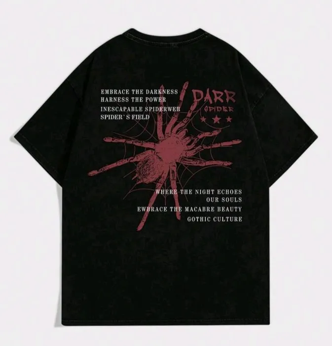 Black & Red Spider T-Shirt