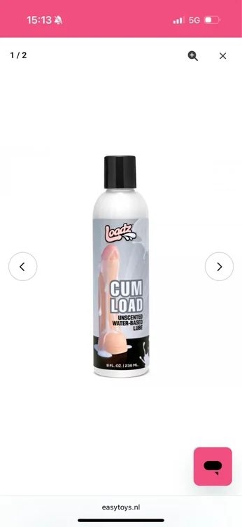 Loadz - Cum Load Waterbasis Sperma White Glijmiddel