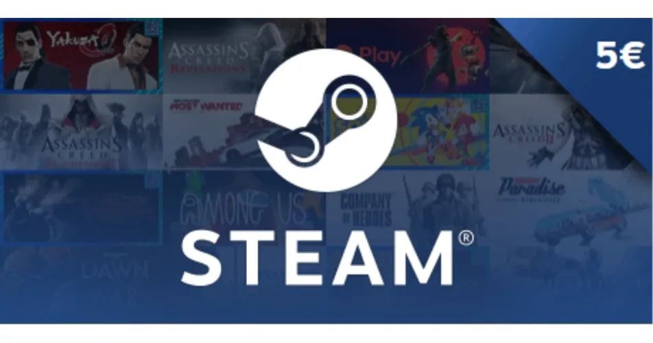 Steam 5 Euro Gift Card