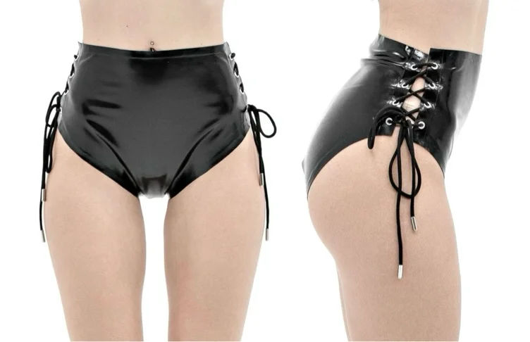 Latex Shorts (with side lacing)