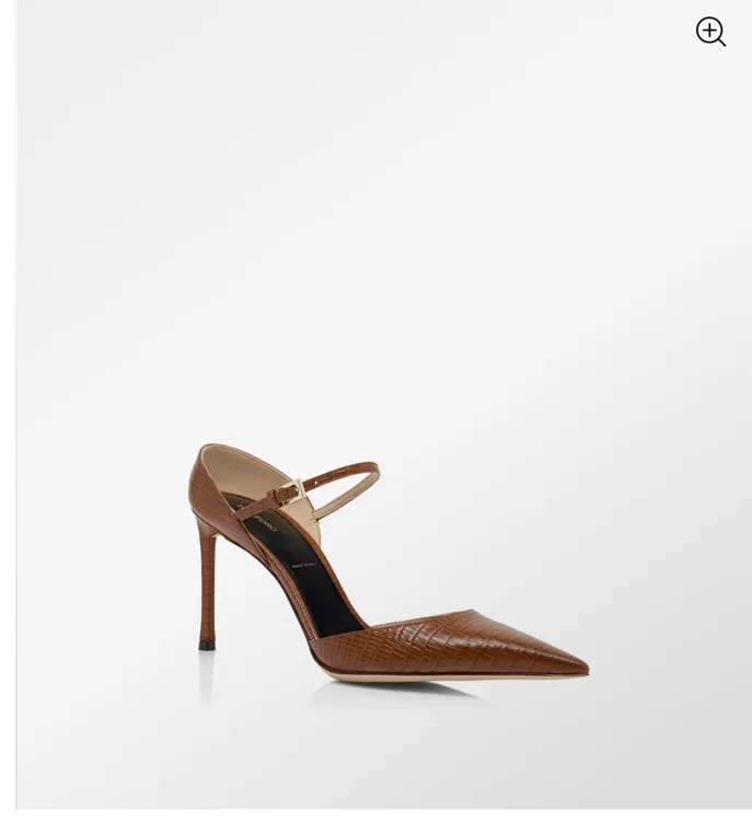 TEJUS-EFFECT PRINTED LEATHER VERTIGO MARY JANE PUMP