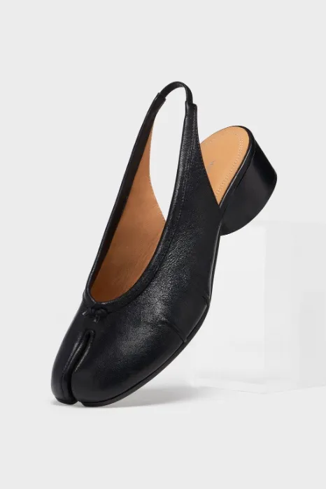 Tabi Ballerina Slingback Black