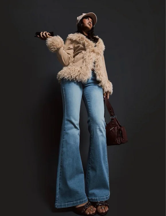 Alyss low rise flare jeans 