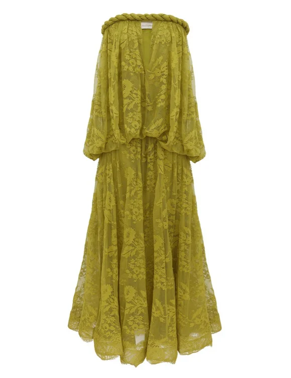 Zimmerman Luna Lace Bandeau Gown