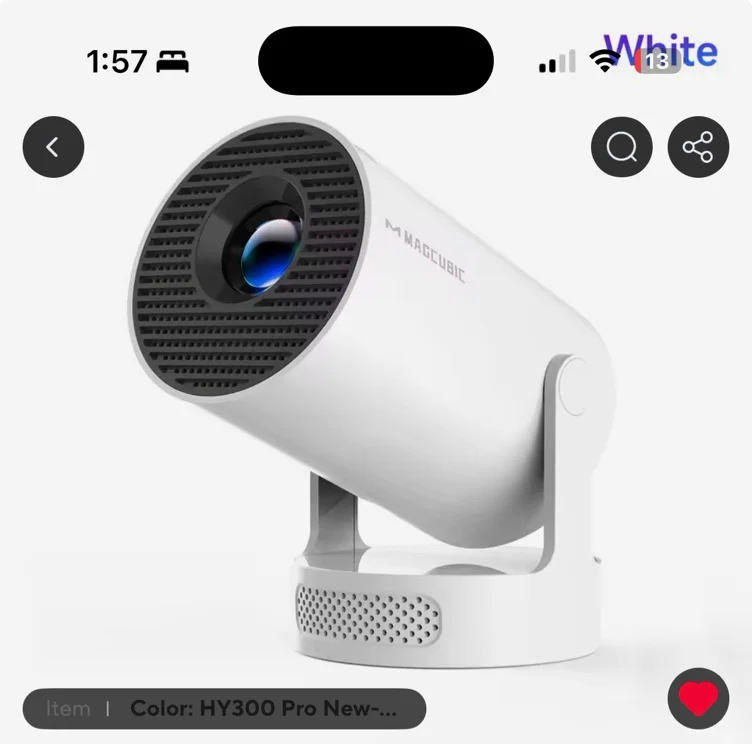 projector for watching myself 