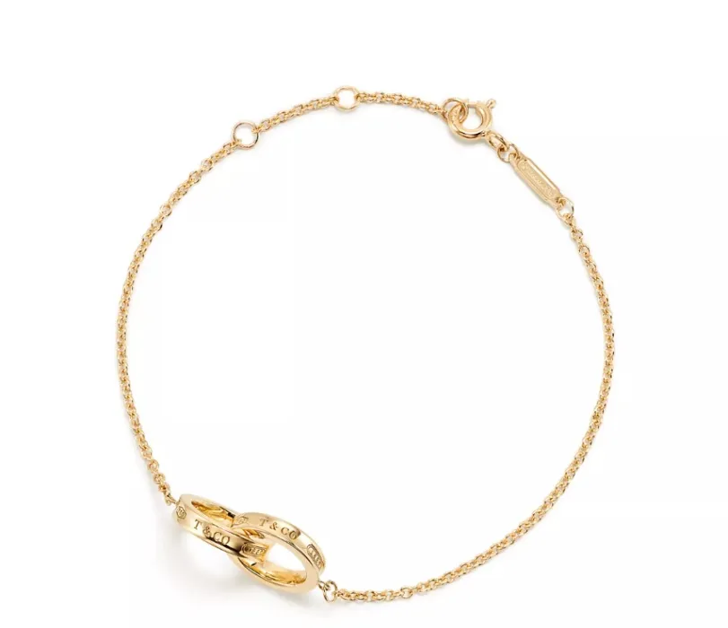 Tiffany 1837® Interlocking Circles Chain Bracelet in Yellow Gold