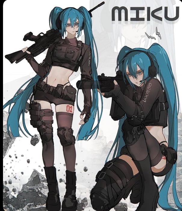 Tactical gear Miku 