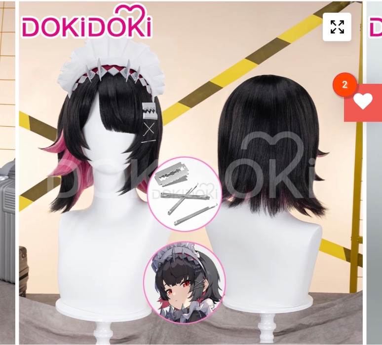 ellen wig + wig accecories 