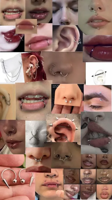 new piercing ☊𖹭