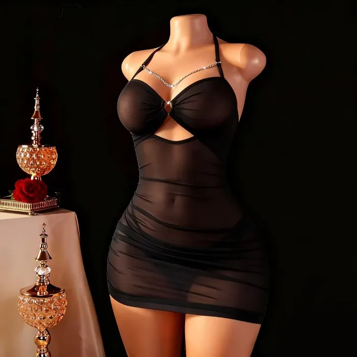Lace Lingerie Transparent Dress🖤