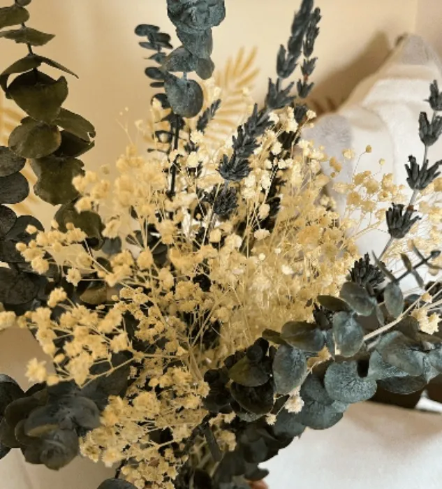 Dried eucalyptus, lavender and white gypsophila ♡ 