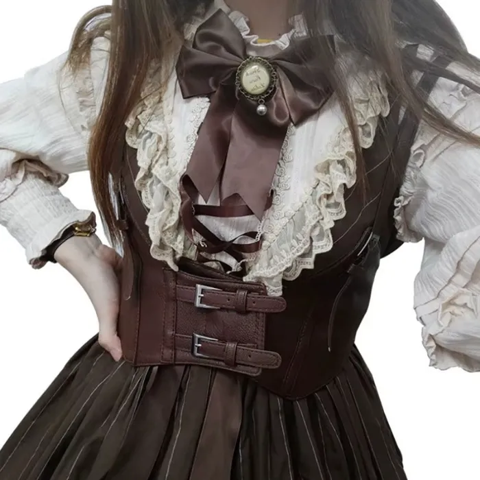 Leather Waist Belt Corset Cinch