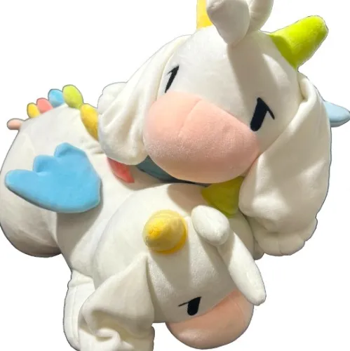 Vanilla Plush Dragon by PartTimePuppy